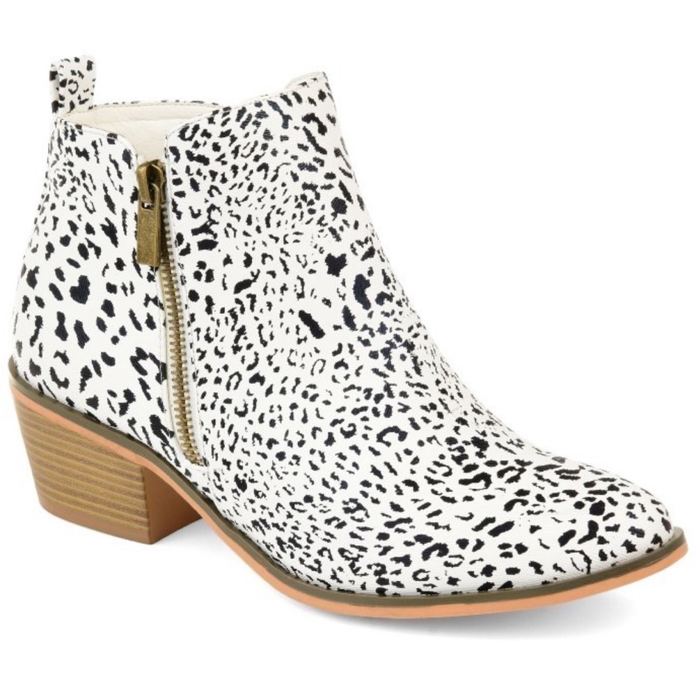 Journee collection rebel animal print bootie